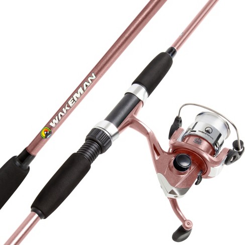 Fiberglass Fishing Rod – Portable 2-piece Medium Action 65-inch