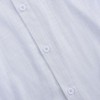 Mens Button Down Linen Shirts Casual Long Sleeve Dress Shirts Regular Fit Cotton - 4 of 4