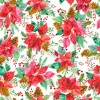 Ninola Design Poinsettia holiday flowers Shower Curtain - Deny Designs - 3 of 3