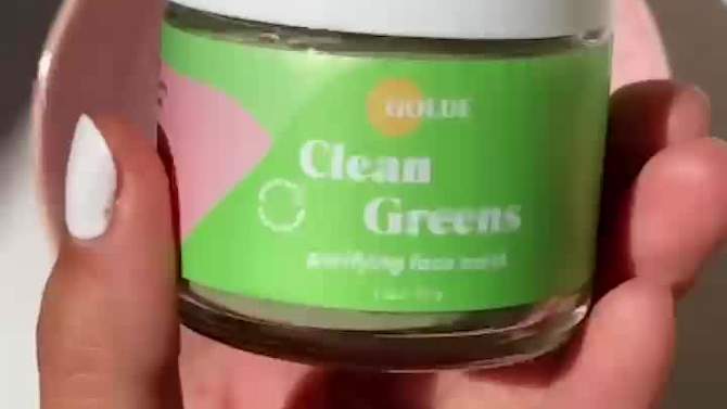 Golde Clean Greens Superfood Face Mask - 1oz, 2 of 10, play video