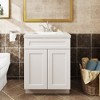 LOVMOR 24"W*21"D*34.5"H in Plywood Soft-Close Bath Vanity Cabinet without Top for Kitchen, Bathroom, Living Room - 2 of 4