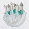 Big Dot of Happiness Let’s Be Mermaids - Baby Shower or Birthday Party Paper Napkin Holder - Napkin Rings - Set of 24 - 3 of 4