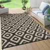 Outdoor Modern Reversible Erasable Area Rugs for Garden Backyard Large Portable Lightweight Plastic Straw Rug for Camping RV Auto Patio Picnic Mat - 2 of 4