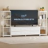 TV Stand for Living Room, Entertainment Center with 9 Fabric Drawers, 59.1" Modern Dresser with Storage Shelves - 2 of 4