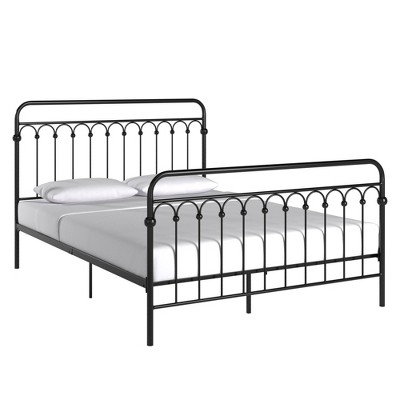 Queen Santina Metal Arches Platform Bed Black - Inspire Q : Target