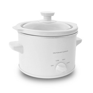 Elite Cuisine 1.5qt Mini Slow Cooker with Adjustable Settings and Keep Warm - 1 of 4