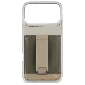 Walli Cases Sierra Beige Phone Case with Wallet and Finger Strap - 1 of 4