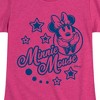 Girls' - Disney - Minnie Mouse Stars Fitted Short Sleeve Graphic T-Shirt - 2 of 4