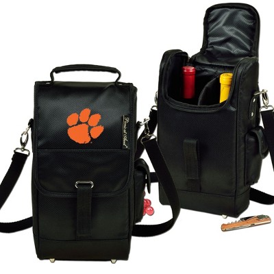 NCAA Clemson Tigers Two Bottle Wine Tote w/Corkscrew