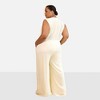 Rebdolls Women's Alia Linen Wrap Overlay Wide Leg Jumpsuit - 3 of 4