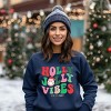 Simply Sage Market S.W.Smiley Holly Jolly Vibes Smile Sweatshirt - 2 of 4