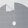48" Sequined Fabric Christmas Tree Skirt Silver - Wondershop™ - 4 of 4