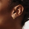 Black Bow Jewelry 12mm Children's Endless Hoop Earrings in 14k Yellow Gold - 3 of 4