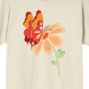 Celestial Tropics Orange Butterfly And Daisy Men's Natural T-Shirt - 2 of 3
