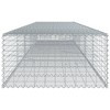 vidaXL Gabion Basket Silver Galvanized Iron Large Heavy Weight Endurance - 4 of 4