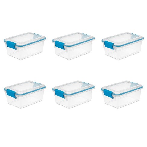 Plastic Storage Bins With Lids Storage Containers Features Airtight Lid To  Keeps Safe From Elements, Dust And Pests, Clear Storage Bins Plastic Totes