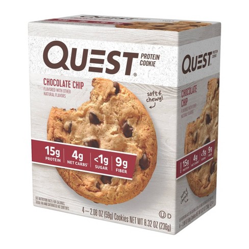 Quest Protein Cookie Chocolate Chip 4ct Target