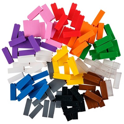 Strictly Briks Classic Bricks Stackers, Building Creative Play Set, 12 Colors, 120 Pieces, 2x2 Inches