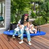 Infans 40" Flying Saucer Tree Swing Indoor Outdoor Play Set Kids Christmas Gift Blue - 2 of 4