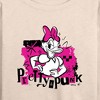 Women's - Disney - Pretty And Punk Lightweight French Terry Wide Neck Long Sleeve Shirt - 2 of 4