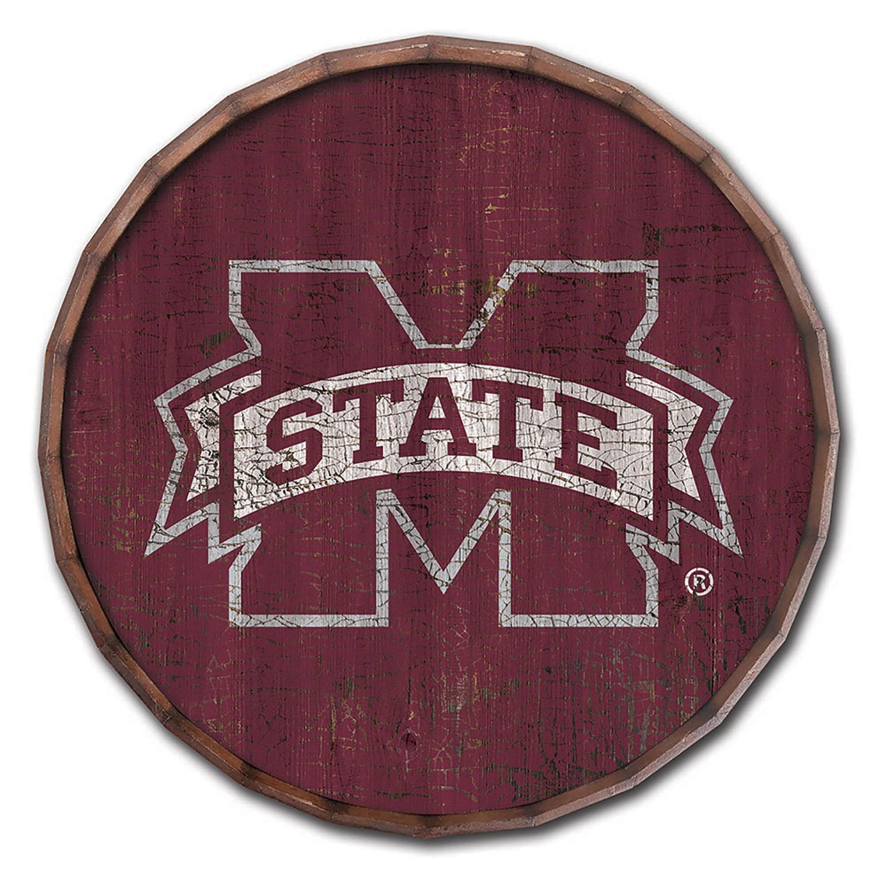 NCAA Mississippi State Bulldogs Cracked Color 24 Barrel Top