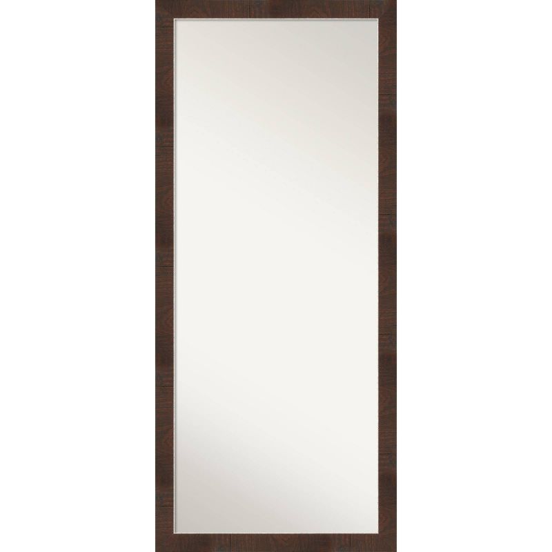 28&#34; x 64&#34; Wildwood Framed Full Length Floor/Leaner Mirror Brown - Amanti Art, 1 of 9