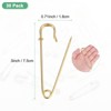 Unique Bargains Durable Sewing Upholstery Spring Lock Blanket Bulk Large Safety Pins 30 Pcs - 3 of 4