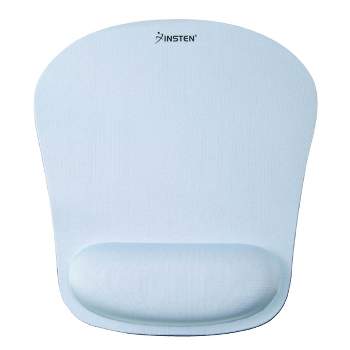Insten Mouse Pad with Wrist Support Rest, Ergonomic Support Cushion, Easy Typing & Plain Relief, Trapeziod, 9.4 x 8.4 inches