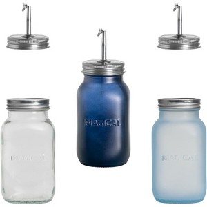 Magical Butter 3-Pack Mason Jars with Detachable Pouring Spouts - 1 of 4
