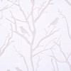 Burnout Bird Design Window Panel, Lightweight Sheer Fabric Silver Grommet Top Panel for Elegant Decor Style - 4 of 4