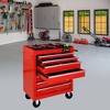 VASIP 7-Drawer Tool Cart with Wheels, Multifunctional,Organized Storage ,for Garage, Home & Workshop,Red - 3 of 4