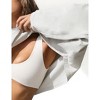 Women's Long Sleeve Tops Cropped Crew Neck Loose Fit Casual Workout Shirts Sweatshirts - 3 of 4