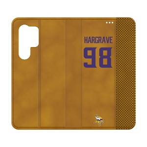 NFL Minnesota Vikings Players Game Tactic Folio Cell Phone Case for Samsung Galaxy - 1 of 4