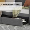 White Twin Daybed with Trundle Bed, USB Charging Station, and Built-In LED Lights for Versatile Comfort. - 3 of 4