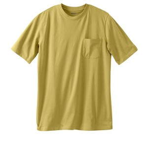 KingSize Shrink-Less Lightweight Longer-Length Crewneck Pocket T-Shirt - 1 of 4