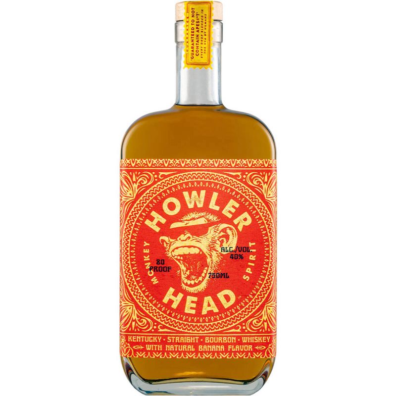 Howler Head Banana Flavored Bourbon Whiskey - 750ml Bottle, 1 of 6
