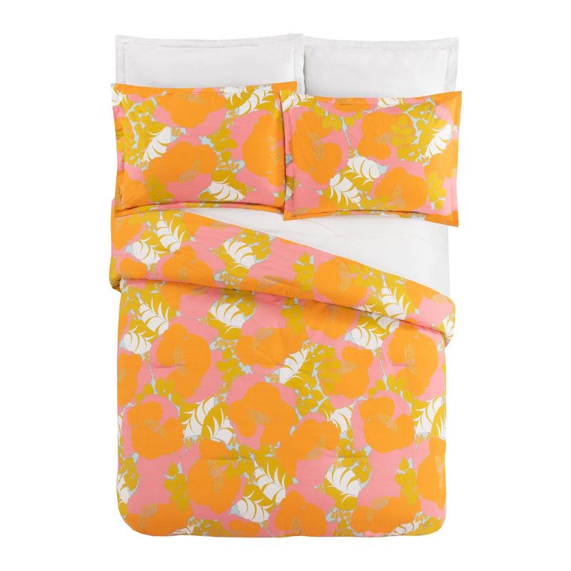 Trina Turk 3pc Summer Floral Comforter Bedding Set, 3 of 8