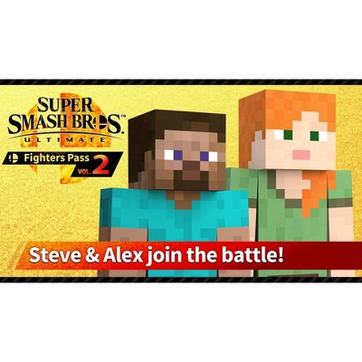 Super Smash Bros. Ultimate: Challenger Pack Steve &#38; Alex - Nintendo Switch (Digital)