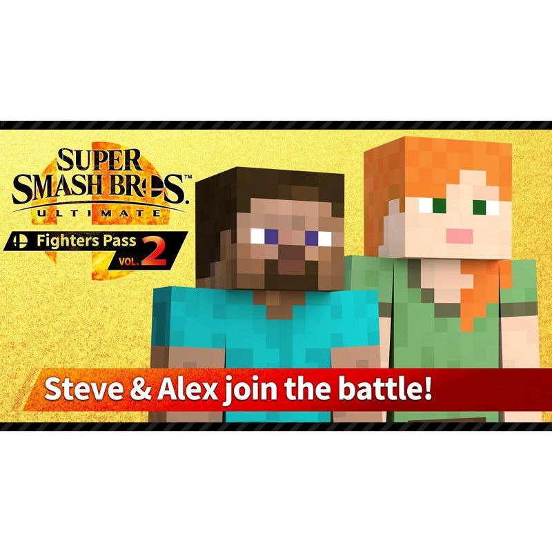 Super Smash Bros. Ultimate: Challenger Pack Steve &#38; Alex - Nintendo Switch (Digital), 1 of 12