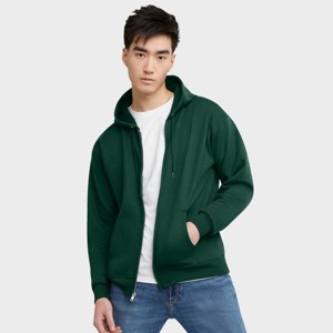 Hanes EcoSmart Unisex Full-Zip Fleece Hoodie - 1 of 4