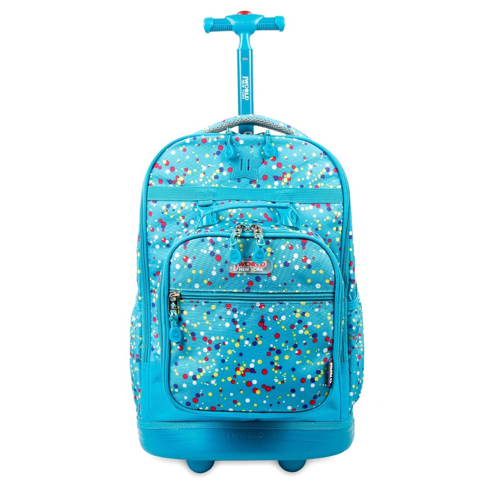 Photos - Backpack J World Duo18" Rolling  and Lunch Bag - Color Dots: Gender Neutral