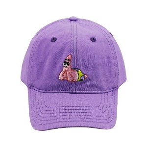 SpongeBob SquarePants Adult Embroidered Adjustable Dad Hat - 1 of 4