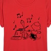 Women's - Peanuts - Snoopy Dancing Oversized Graphic T-Shirt - 2 of 4