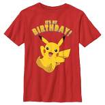 Boy's Pokemon Pikachu It's My Birthday T-Shirt