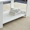 NicBex 43.3"/35.4" 2-Tier Coffee Table with Textured MDF Top,Practical Center Table for Living Room - 4 of 4