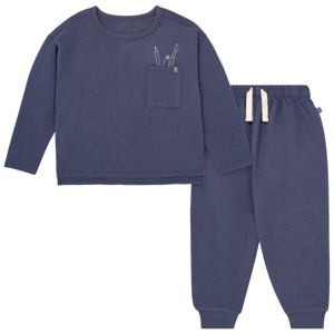 Modern Moments by Gerber Baby and Toddler Boys' 2-Piece Long Sleeve T-Shirt and Jogger Set - 1 of 4