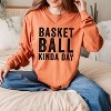 Simply Sage Market Women's Basketball Kinda Day Long Sleeve Garment Dyed Tee - 2 of 4
