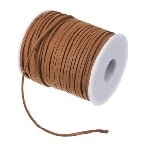Unique Bargains DIY Suede Lace Ribbon Faux Leather Cord Leather Crafts Lace 1 Pc - 1 of 4