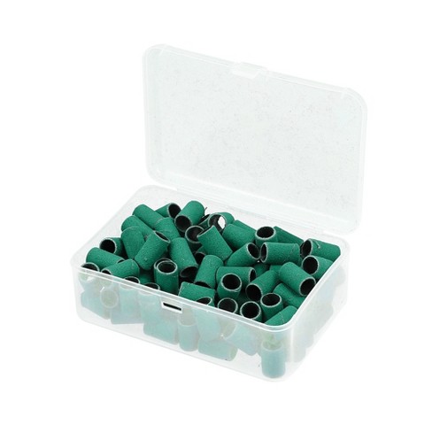 Unique Bargains Emery Nail Drill Bits Set for Acrylic Nails 3/32 inch Nail Art Tools 44.4mm Length Blue 10 Pcs