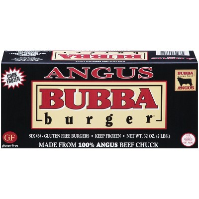 Bubba Burger Angus Beef Chuck Patties - Frozen - 2lbs/6ct